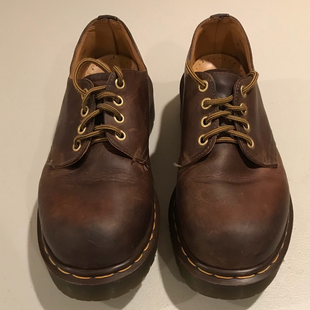 Dr. Martens Brown Oxford boots. Made in England